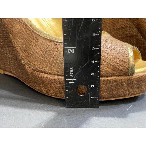 Tory Burch Preppy Quiet Luxury Casual Business Casual Cocktail Wedges 9M - Picture 4 of 15